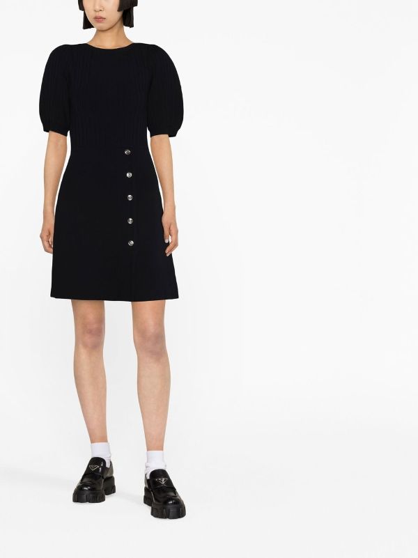 sandro puff sleeve dress