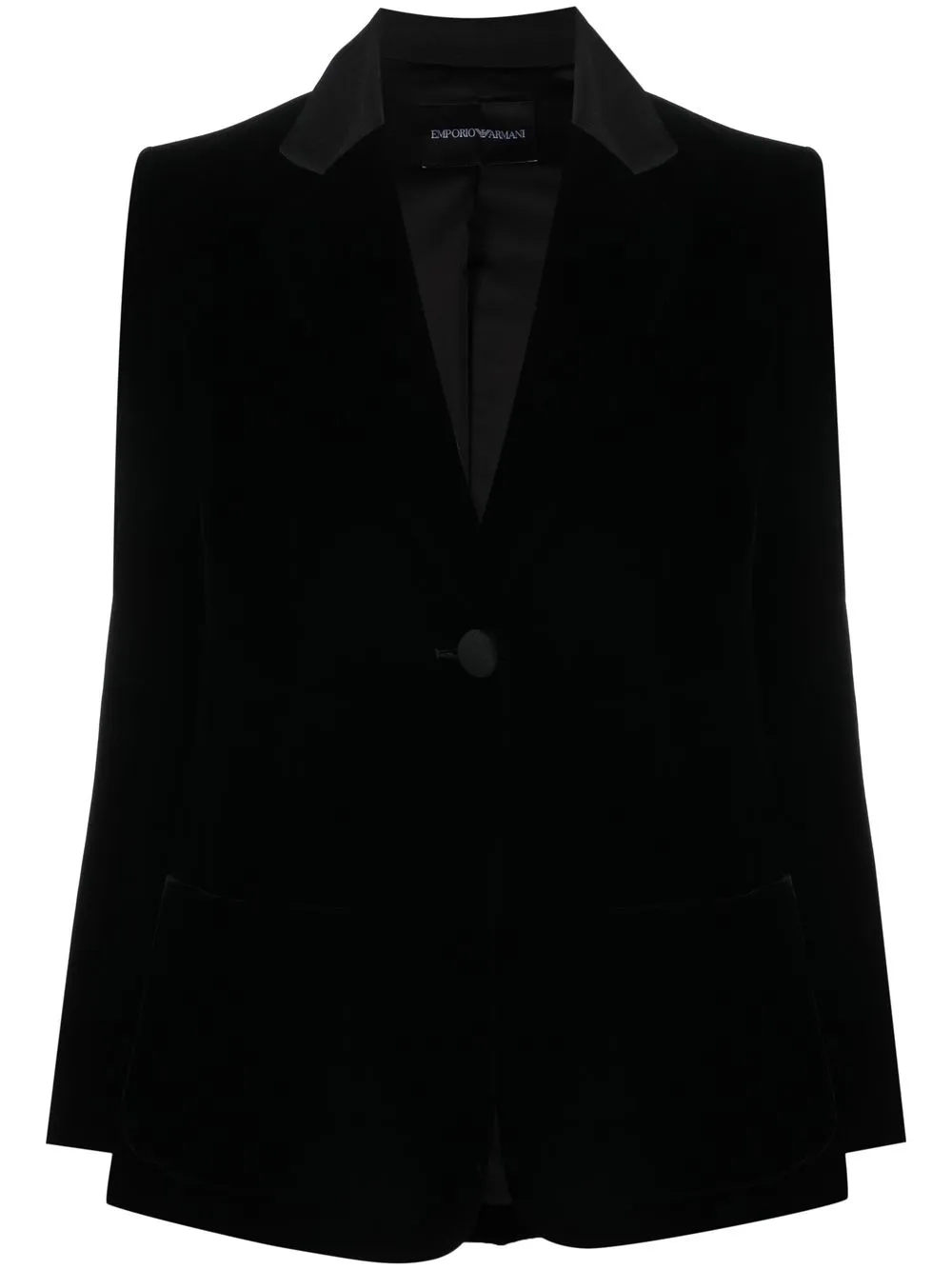 

Emporio Armani blazer con botones - Negro