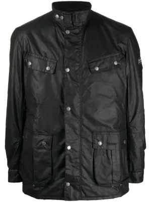 Barbour International Duke ワックスジャケット | ブラック | FARFETCH JP