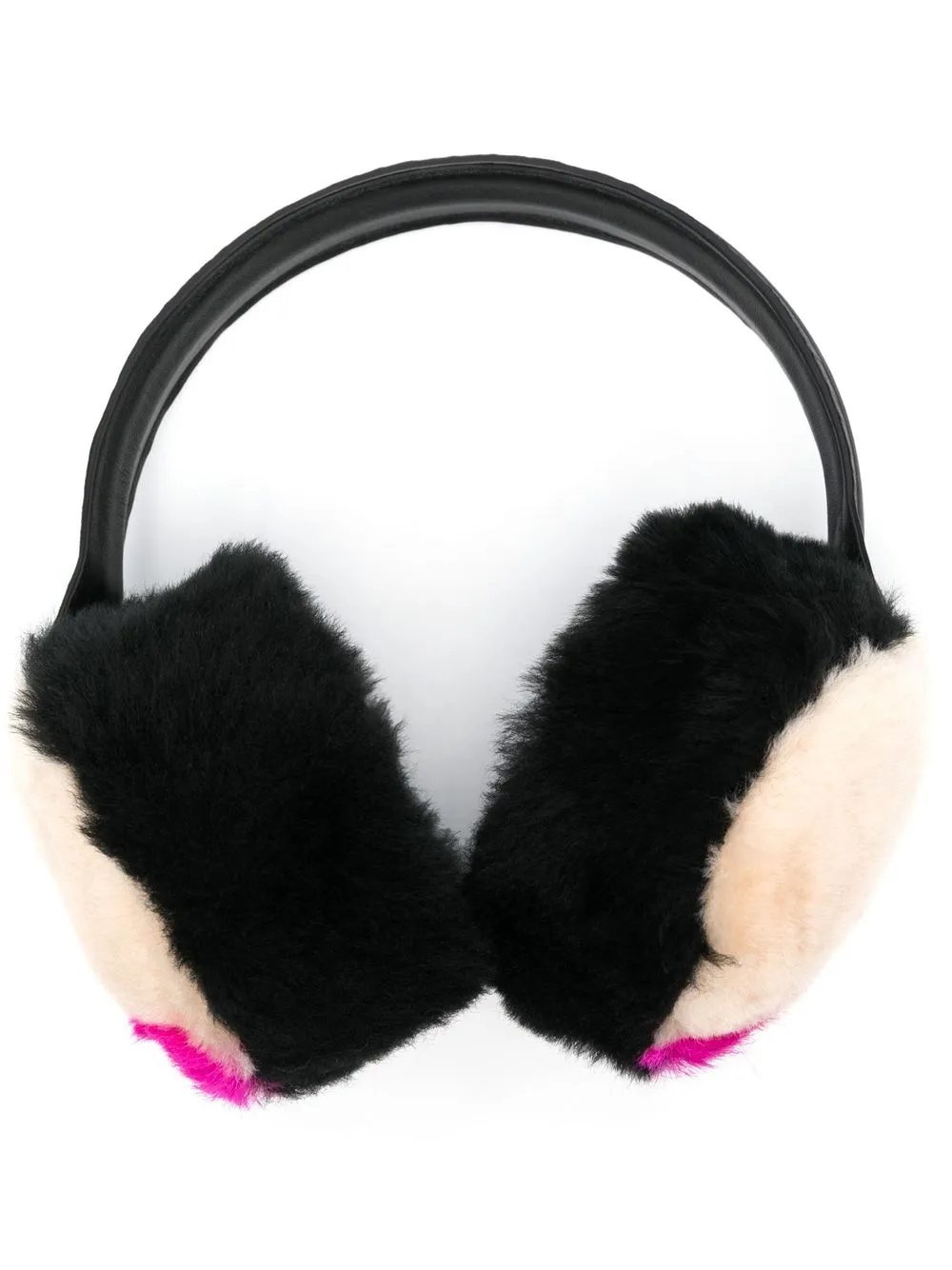 

Lanvin shearling ear muffs - Black