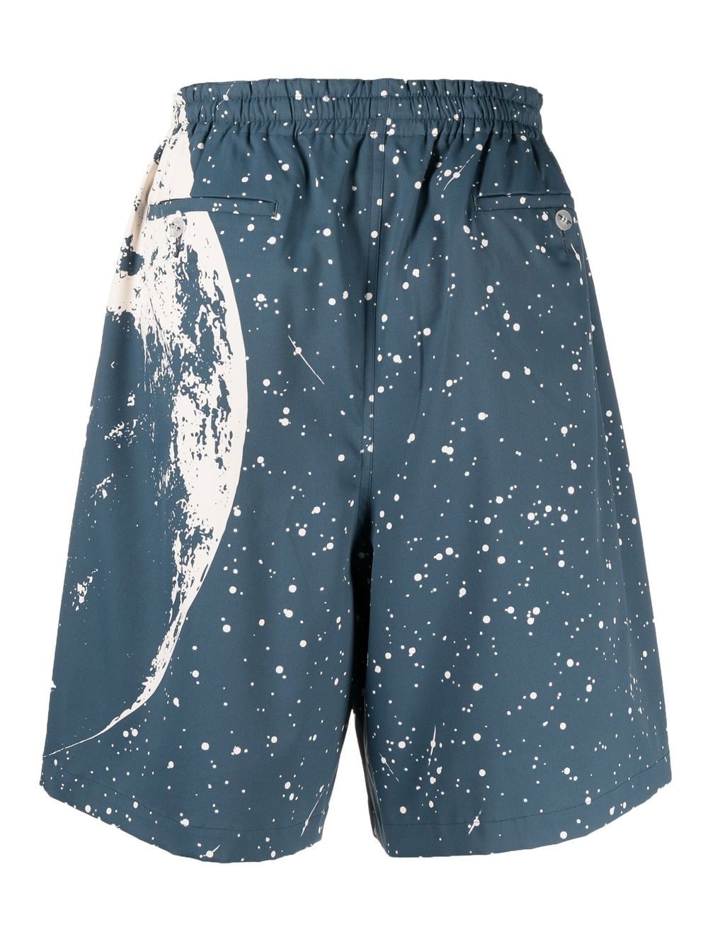 Yoshiokubo Shorts met print - Blauw