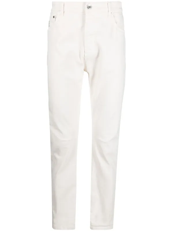 BRUNELLO CUCINELLI ホワイトデニムパンツ 38 Brunello Cucinelli デニムパンツ | ホワイト | FARFETCH JP