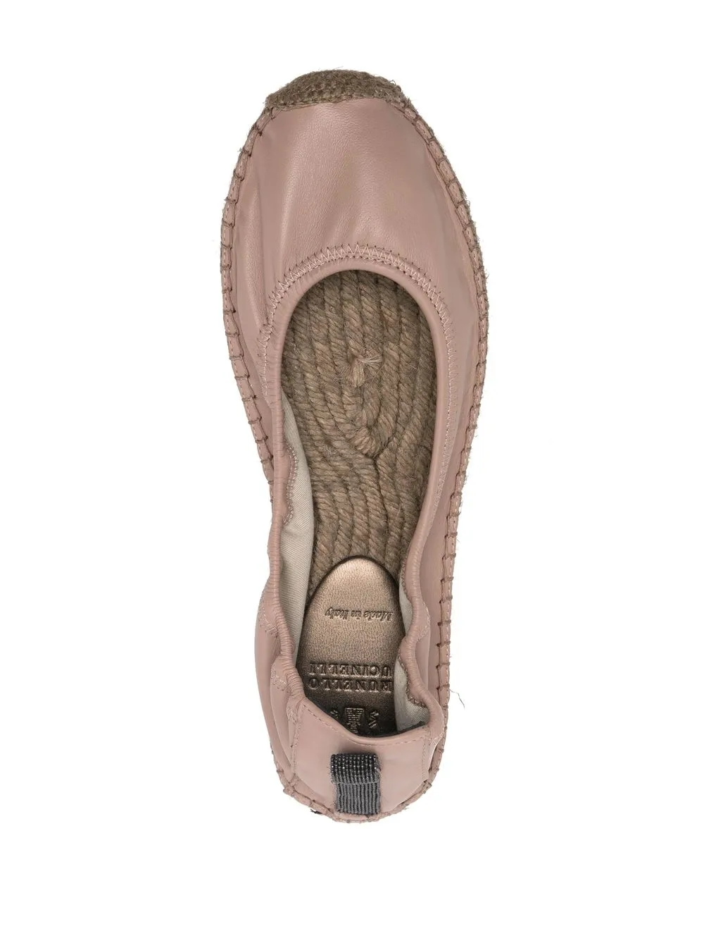 Brunello Cucinelli Ballerina-shoe Espadrilles In Pink