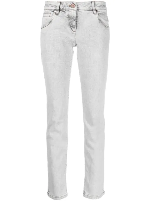 Brunello Cucinelli faded skinny jeans