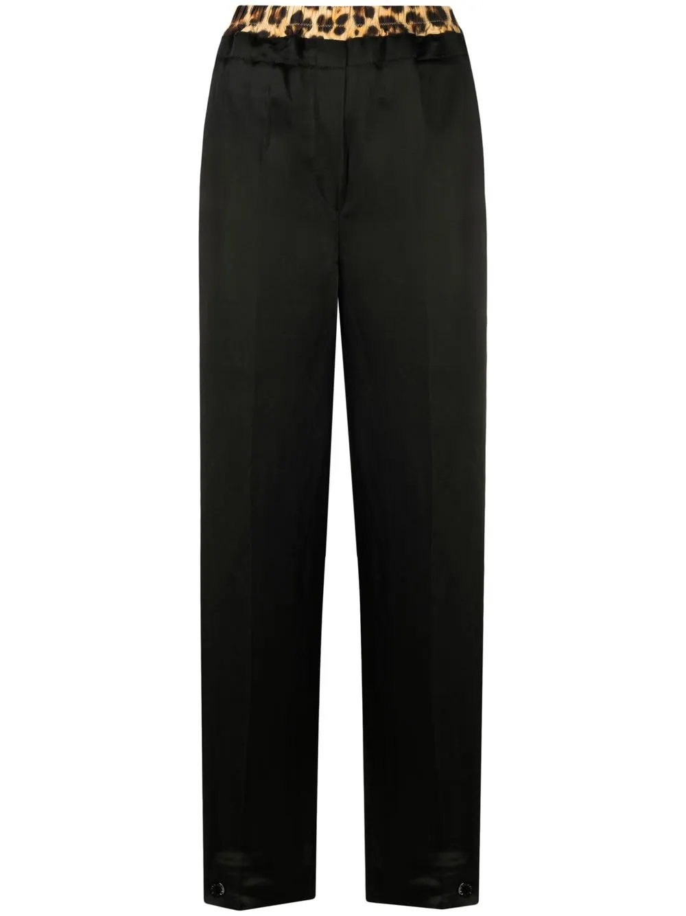 

SANDRO pantalones anchos - Negro