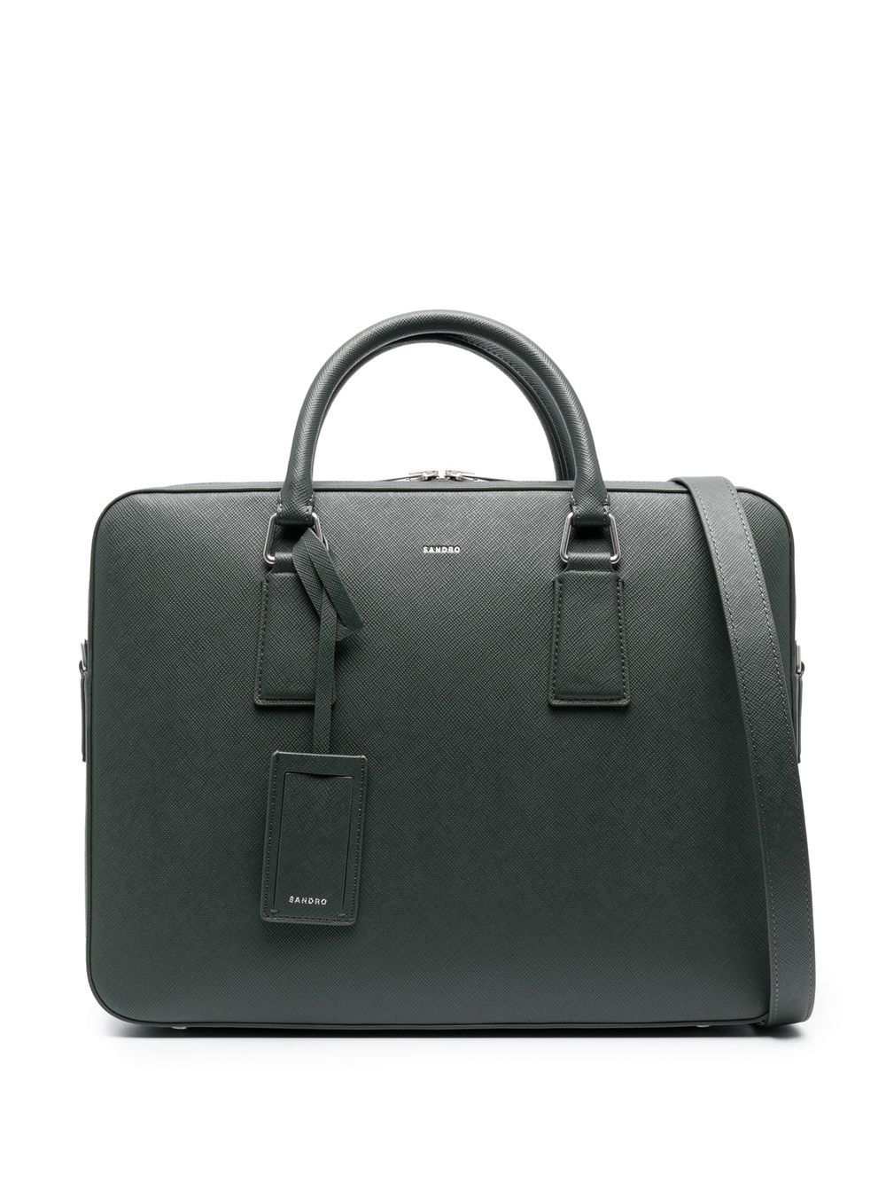 SANDRO LARGE DOWNTOWN LEATHER BRIEFCASE