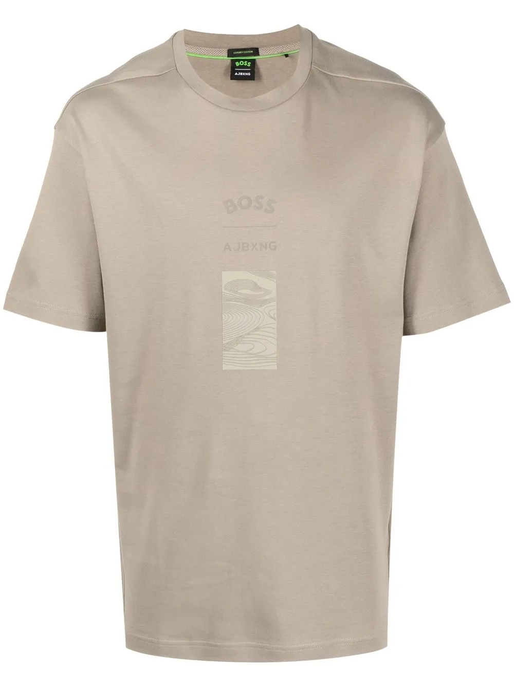 

BOSS logo-print cotton T-shirt - Green