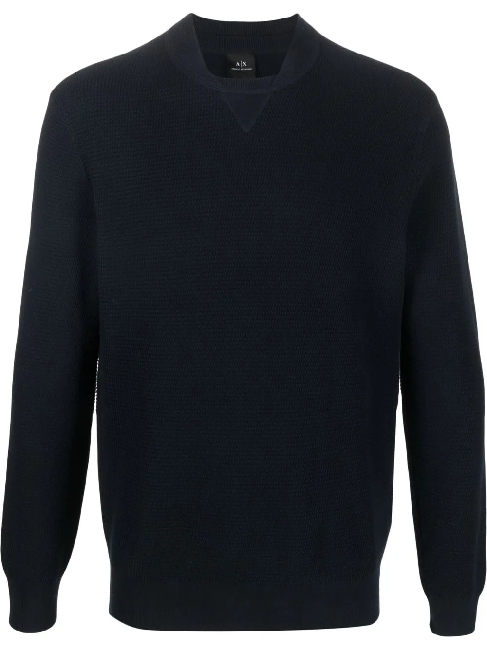 

Armani Exchange crew neck cotton sweatshirt - Blue
