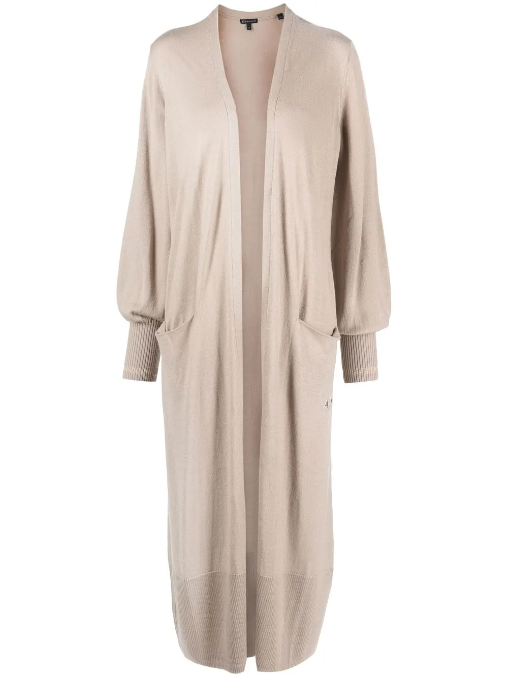 

Armani Exchange wool-blend long cardigan - Neutrals