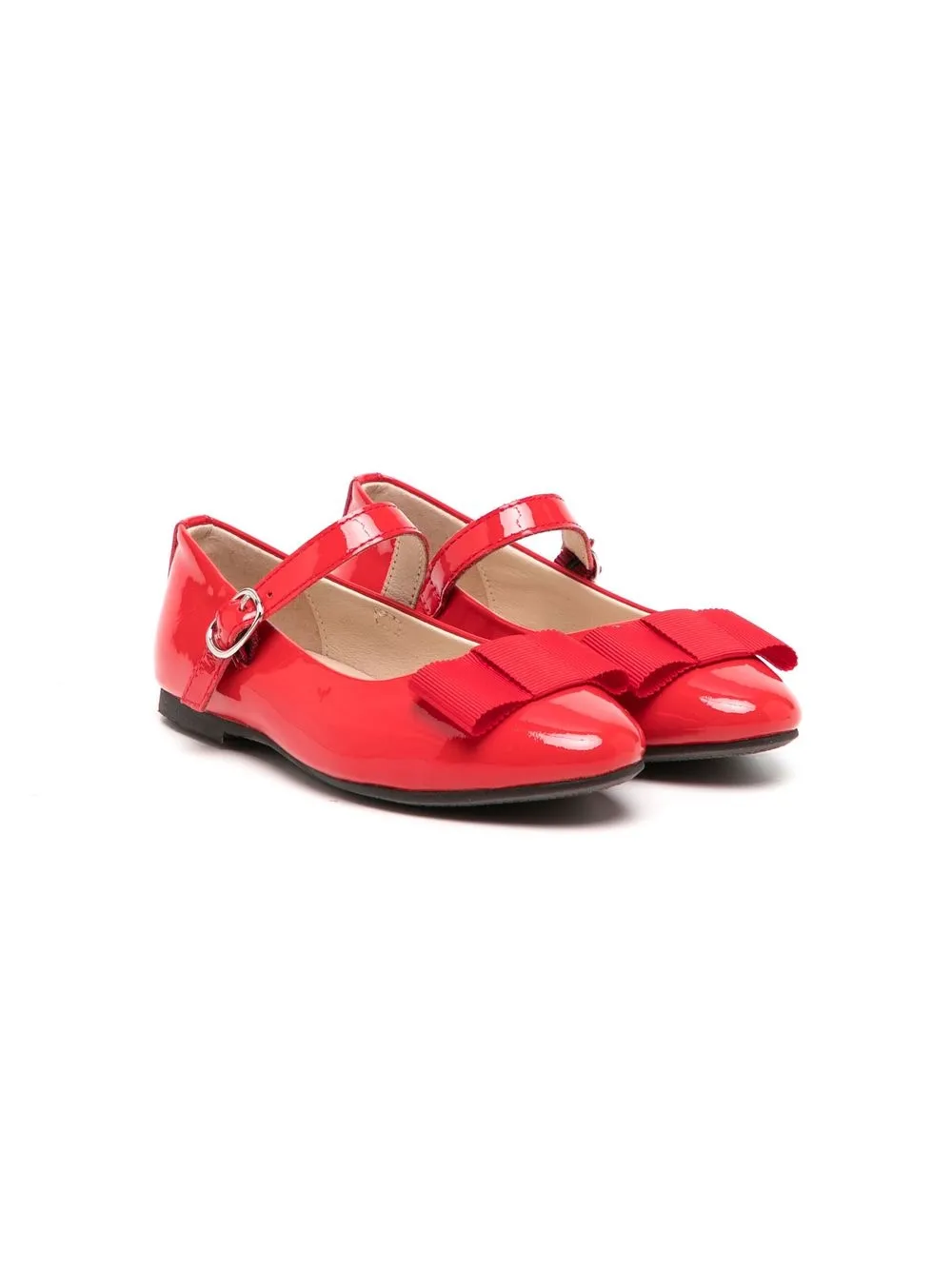 

Age of Innocence bow-detail ballerina shoes - Red