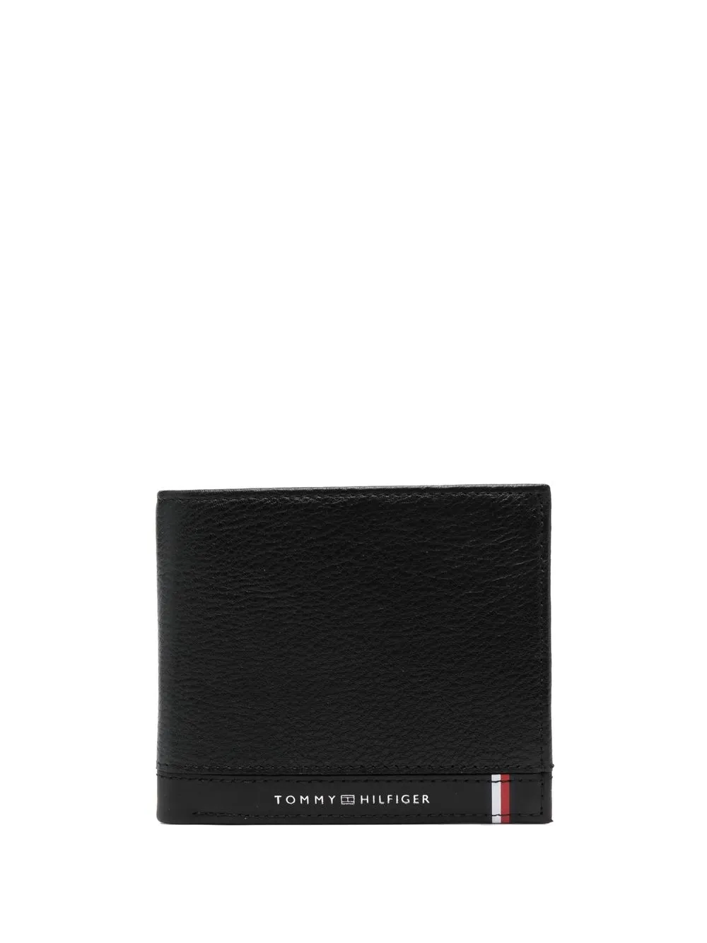 

Tommy Hilfiger pebble-grain leather bi-fold wallet - Black