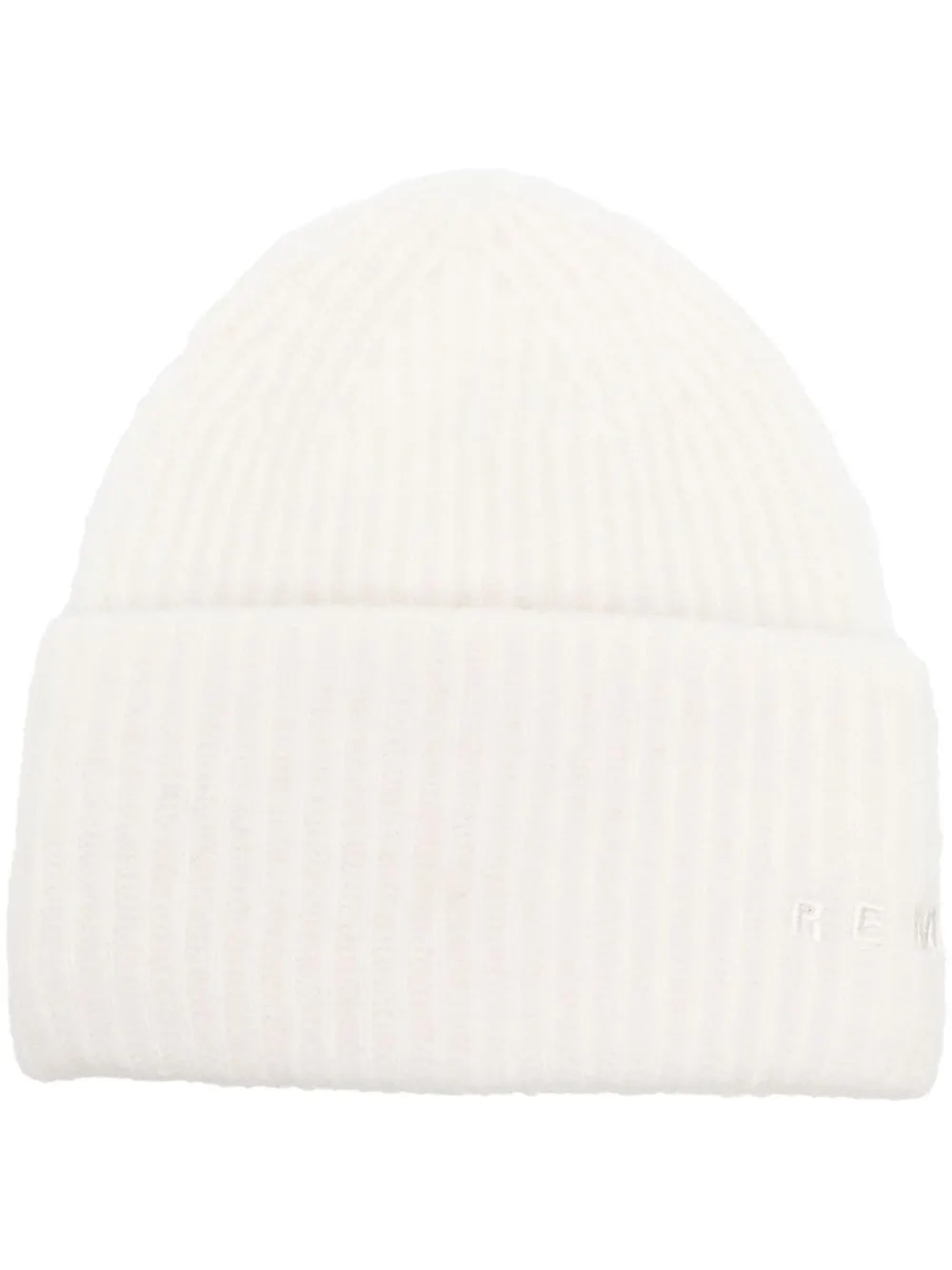 

REMAIN ribbed-knit beanie-hat - White