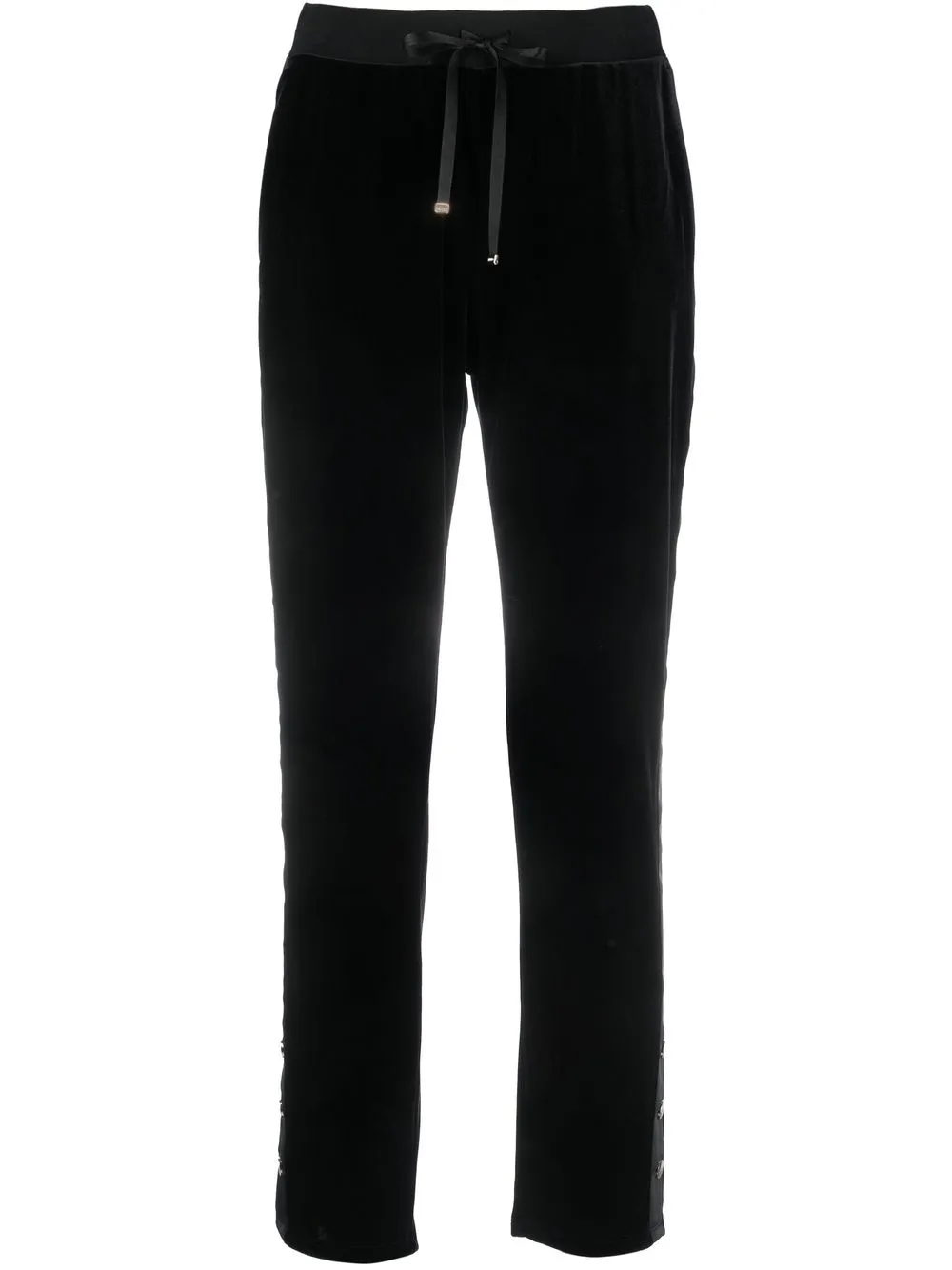 

LIU JO side-stripe slim-fit trousers - Black