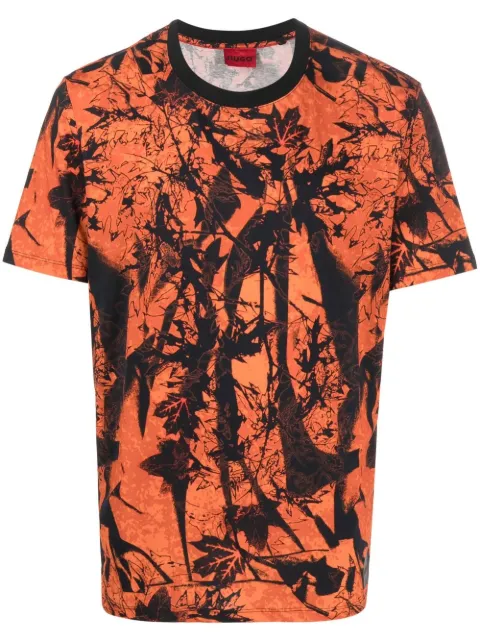 HUGO Camiseta mangas curtas com estampa gráfica