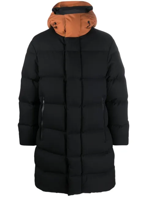 Zegna two-tone padded coat
