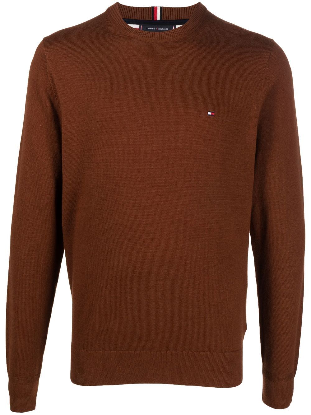 

Tommy Hilfiger crew-neck long-sleeve jumper - Brown