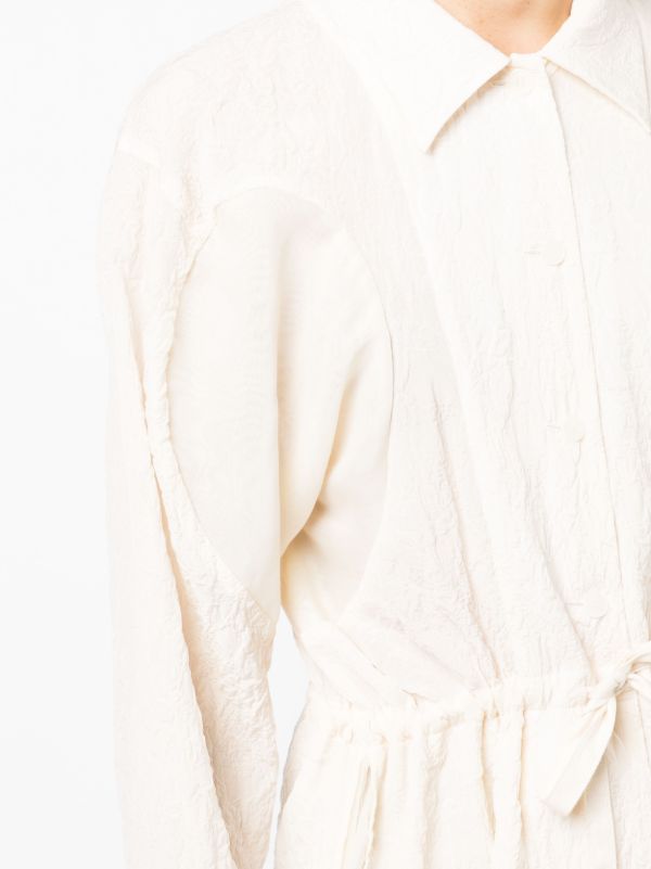 Muller Of Yoshiokubo drawstring-detail layered-effect Blouse 