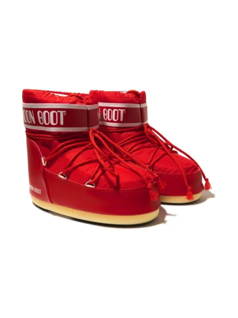 Moon Boot Kids Icon logo-tape snow boots