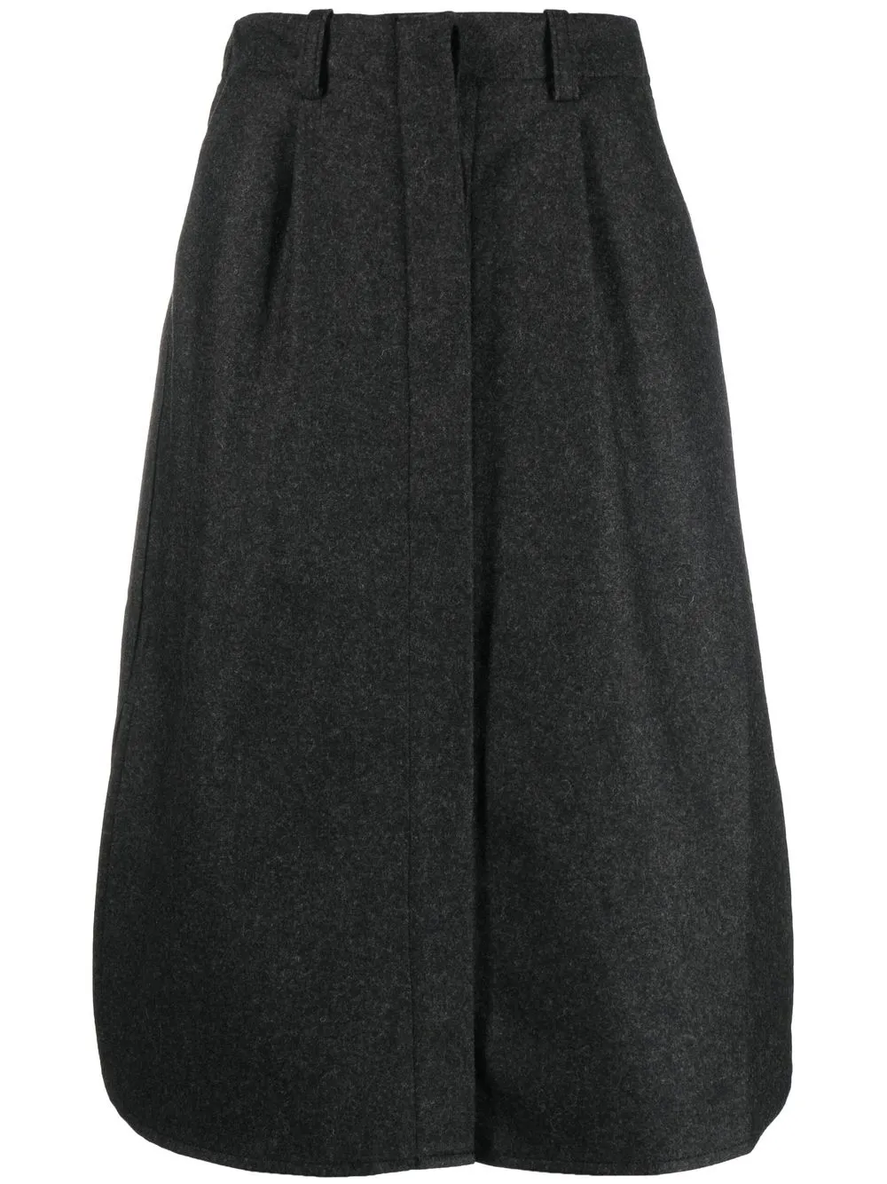 

Forte Forte wool-cloth midi-skirt - Grey