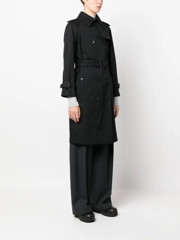 Mackintosh Muirkirk トレンチコート | ブラック | FARFETCH JP