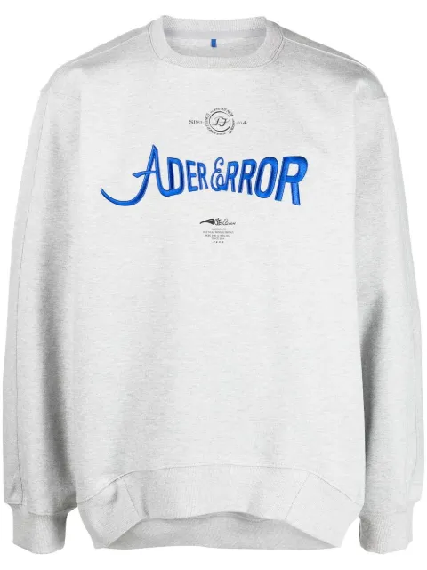 Ader Error logo-print long-sleeve sweatshirt 