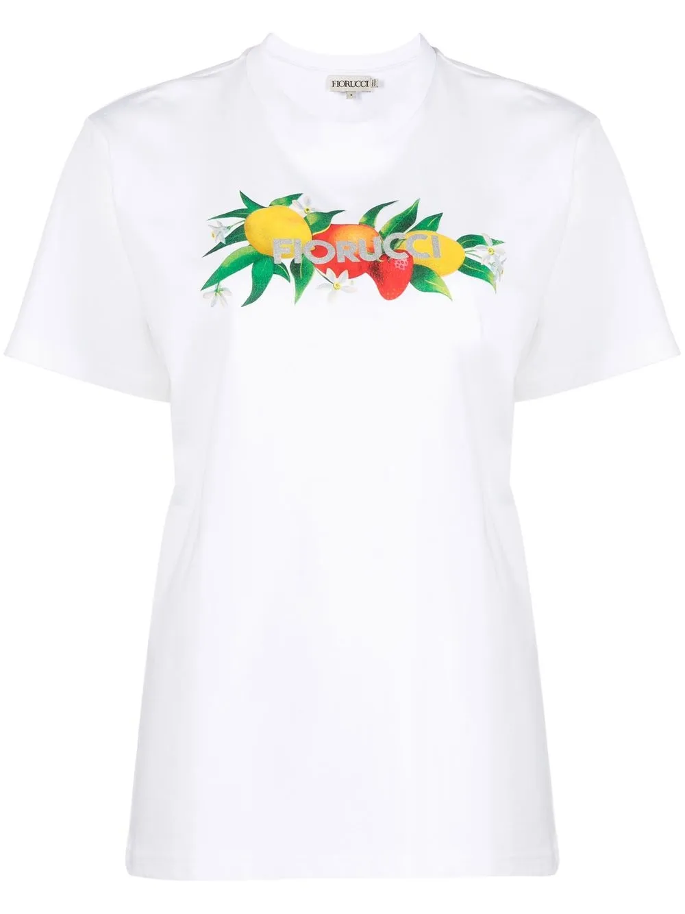 

Fiorucci logo-print short-sleeve T-shirt - White