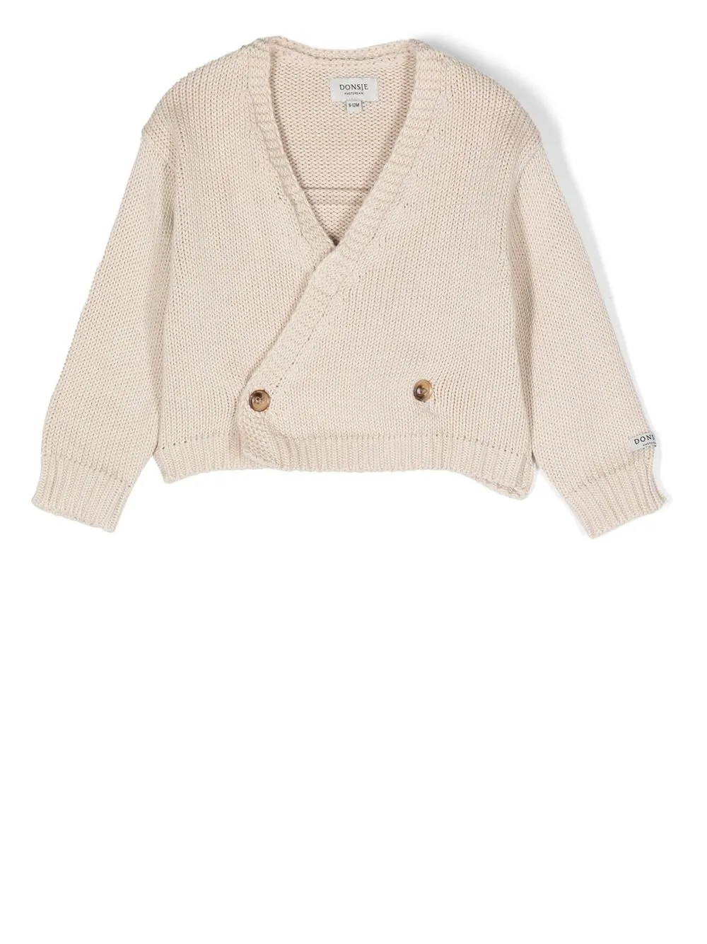 

Donsje double-breasted knitted cardigan - Neutrals