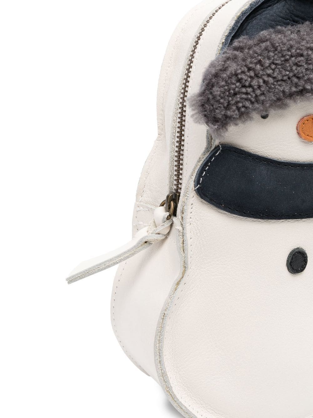 Shop Donsje Snowman Leather Backpack In Neutrals