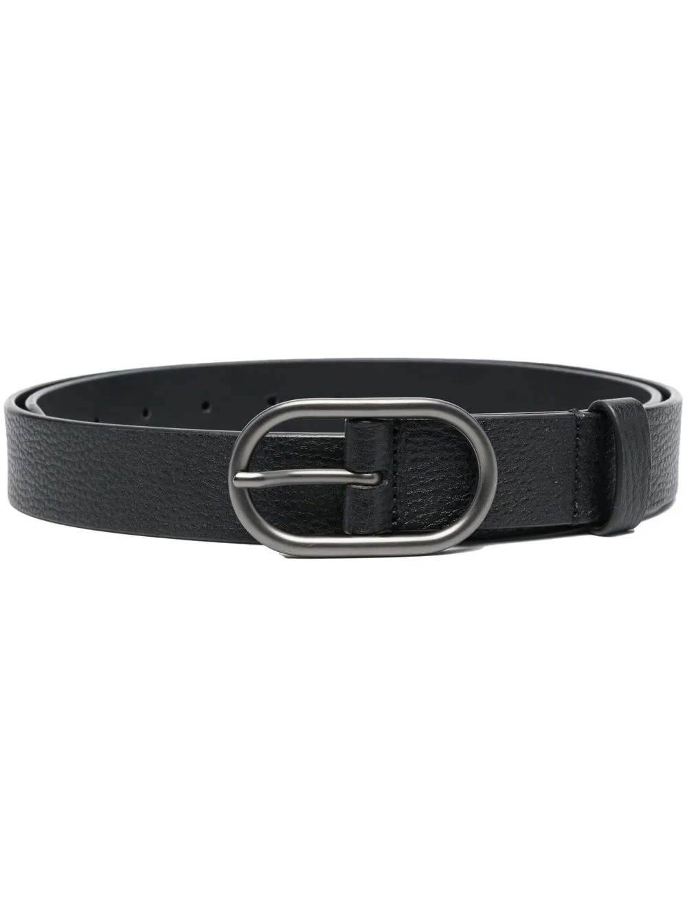 

Officine Creative buckle-fastening nappa belt - Black