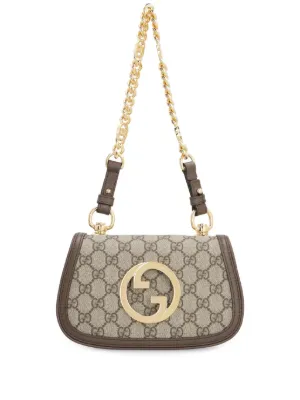 Gg marmont chain crossbody tassen Gucci groen in Katoen - 44224981