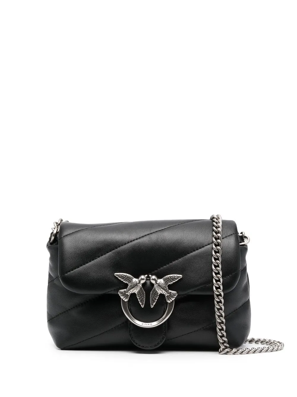 

PINKO Love Birds quilted crossbody bag - Black