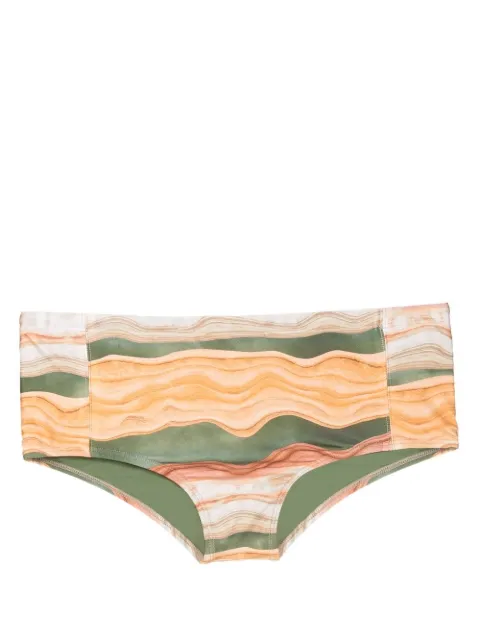 Lygia & Nanny colour-block striped swimming trunks