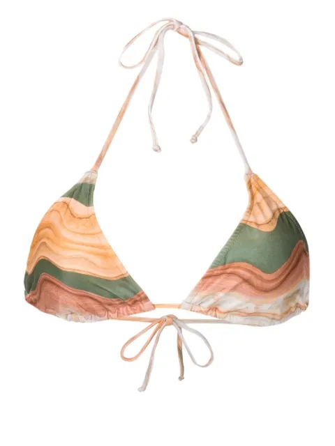 Lygia & Nanny top de bikini Hanna con cuello halter 
