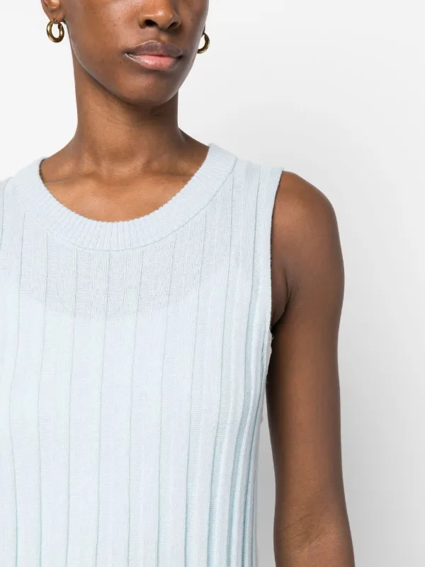 Cos ribbed best sale knit sleeveless top