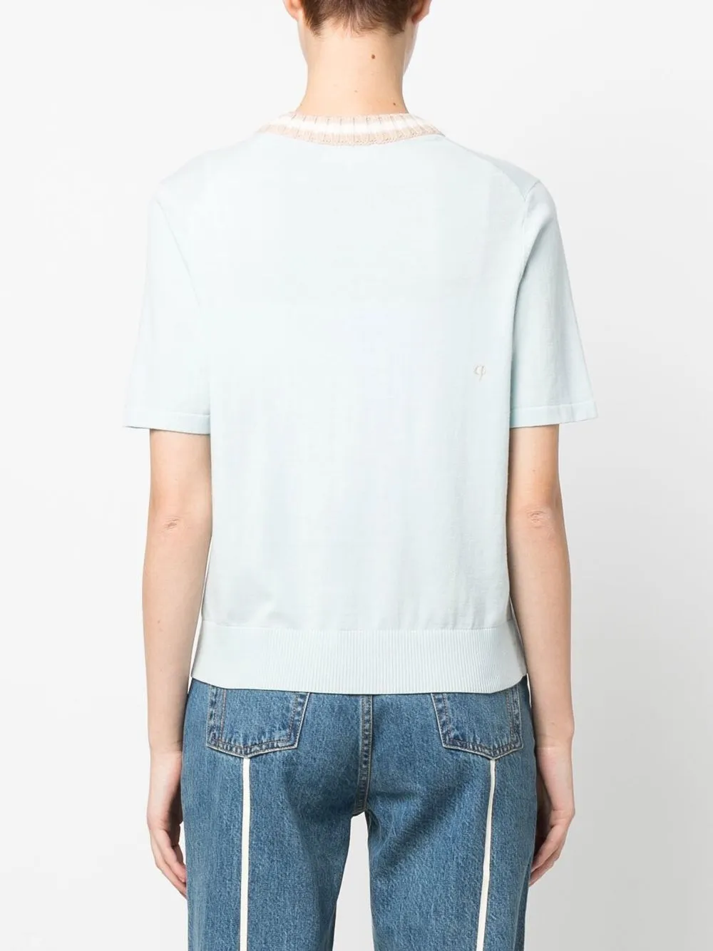 CHINTI & PARKER NORWOOD COTTON KNITTED TOP