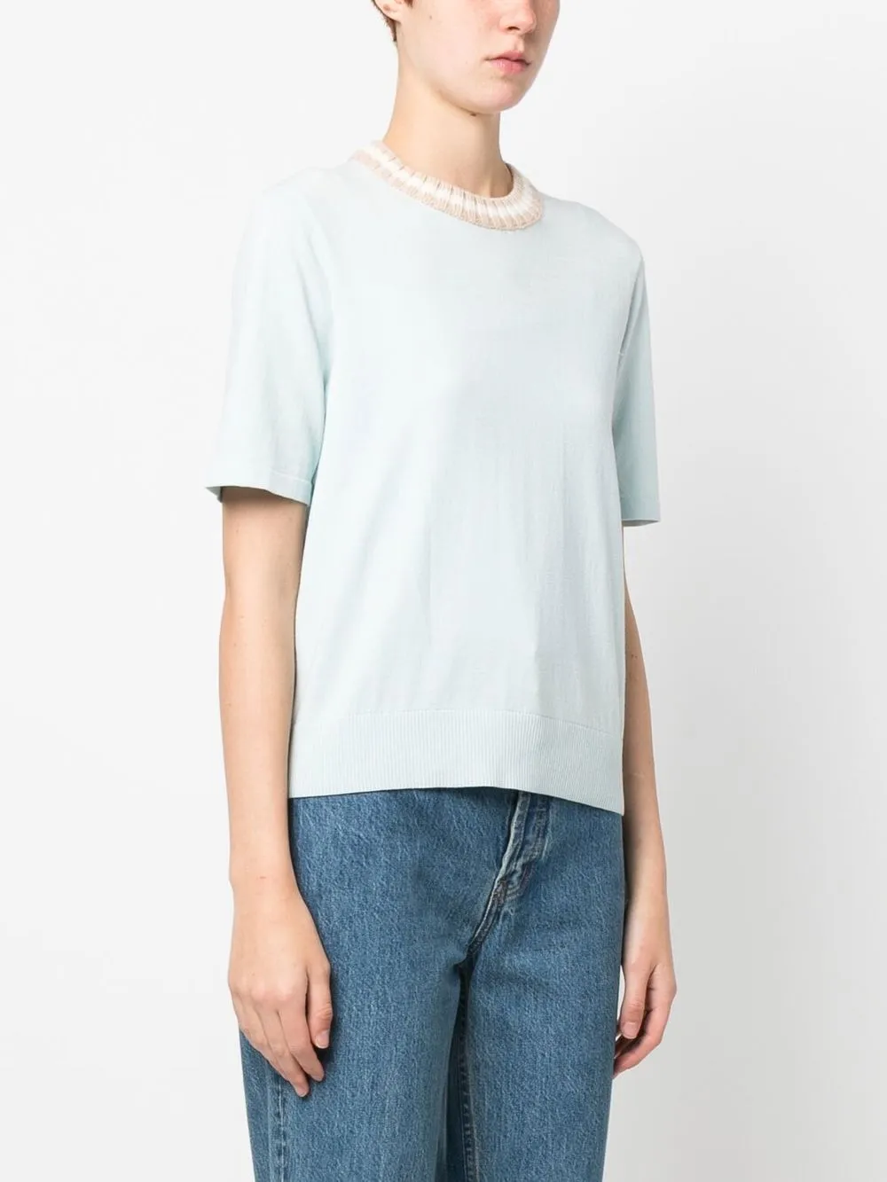 CHINTI & PARKER NORWOOD COTTON KNITTED TOP