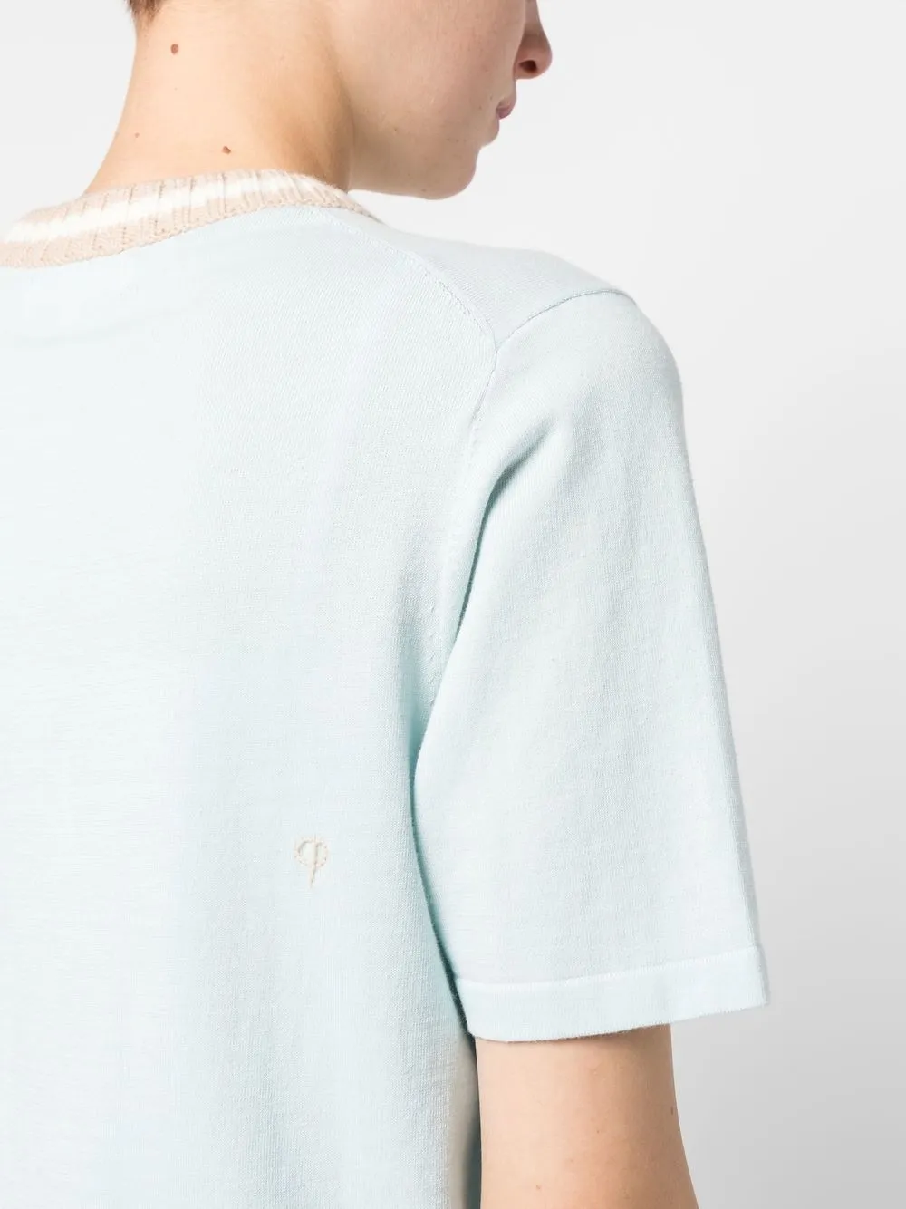 CHINTI & PARKER NORWOOD COTTON KNITTED TOP