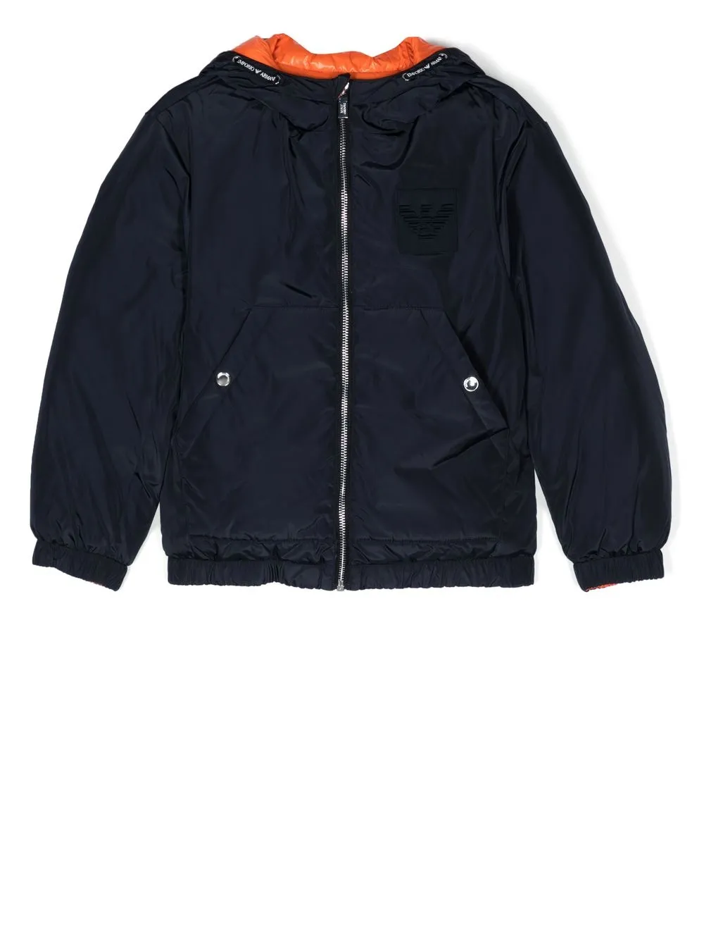

Emporio Armani Kids hooded puffer jacket - Blue