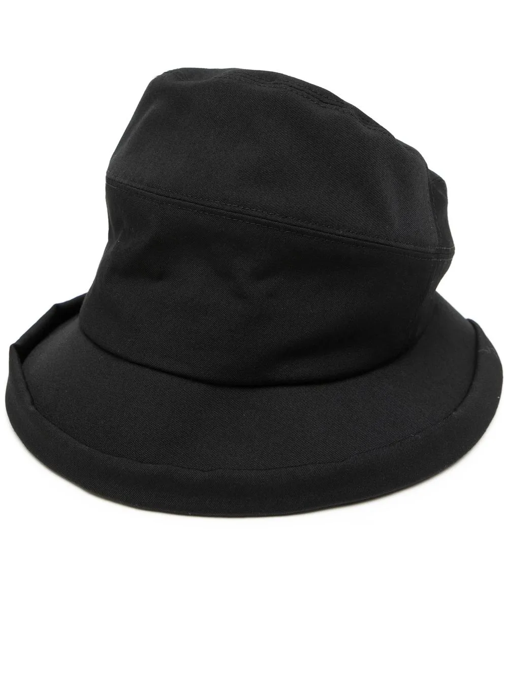 

Yohji Yamamoto asymmetric panel fedora - Black