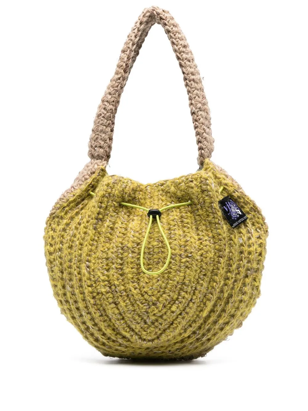 

VITELLI tote de crochet con diseño color block - Azul