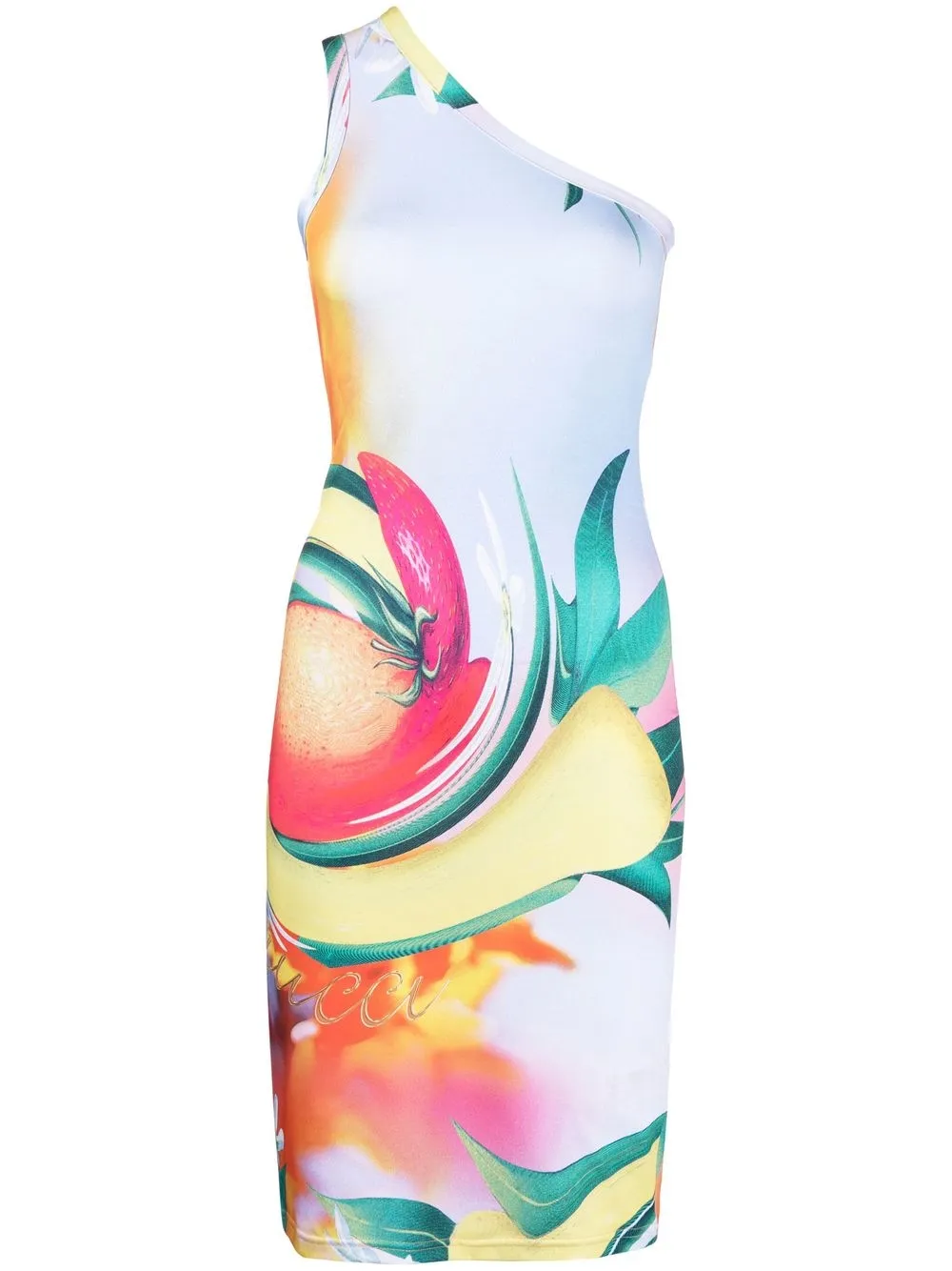 

Fiorucci graphic-print sleeveless midi dress - Blue