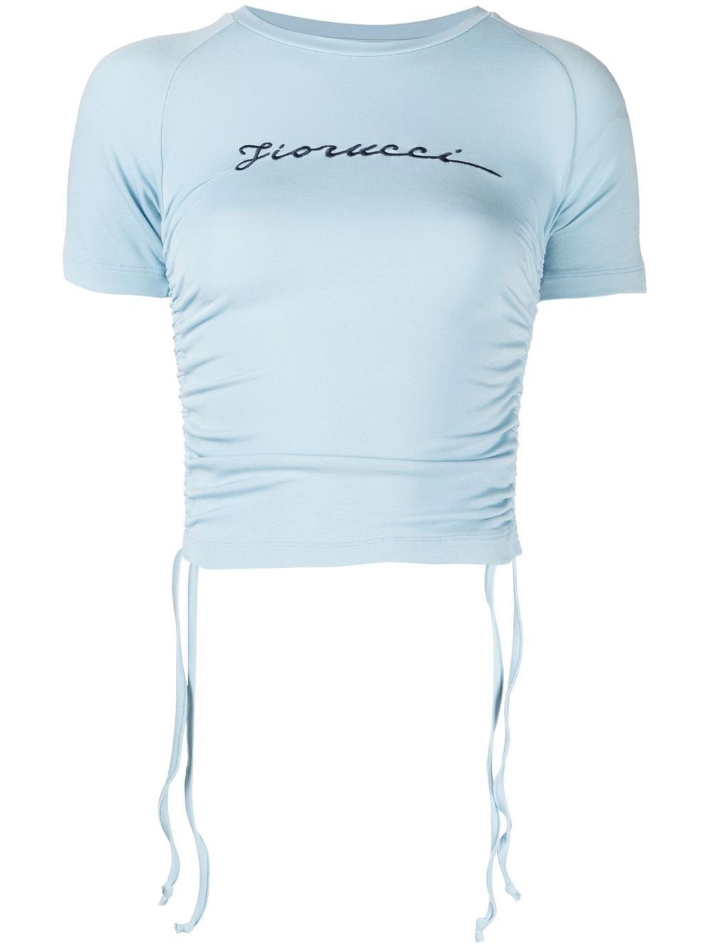 Fiorucci Logo-print Short-sleeved T-shirt In Blue