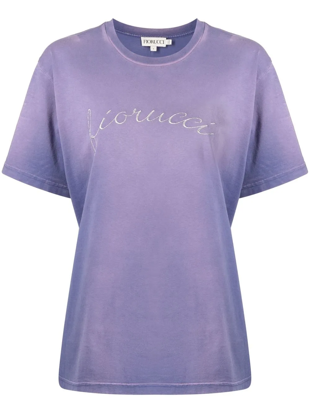 

Fiorucci playera con logo bordado - Morado