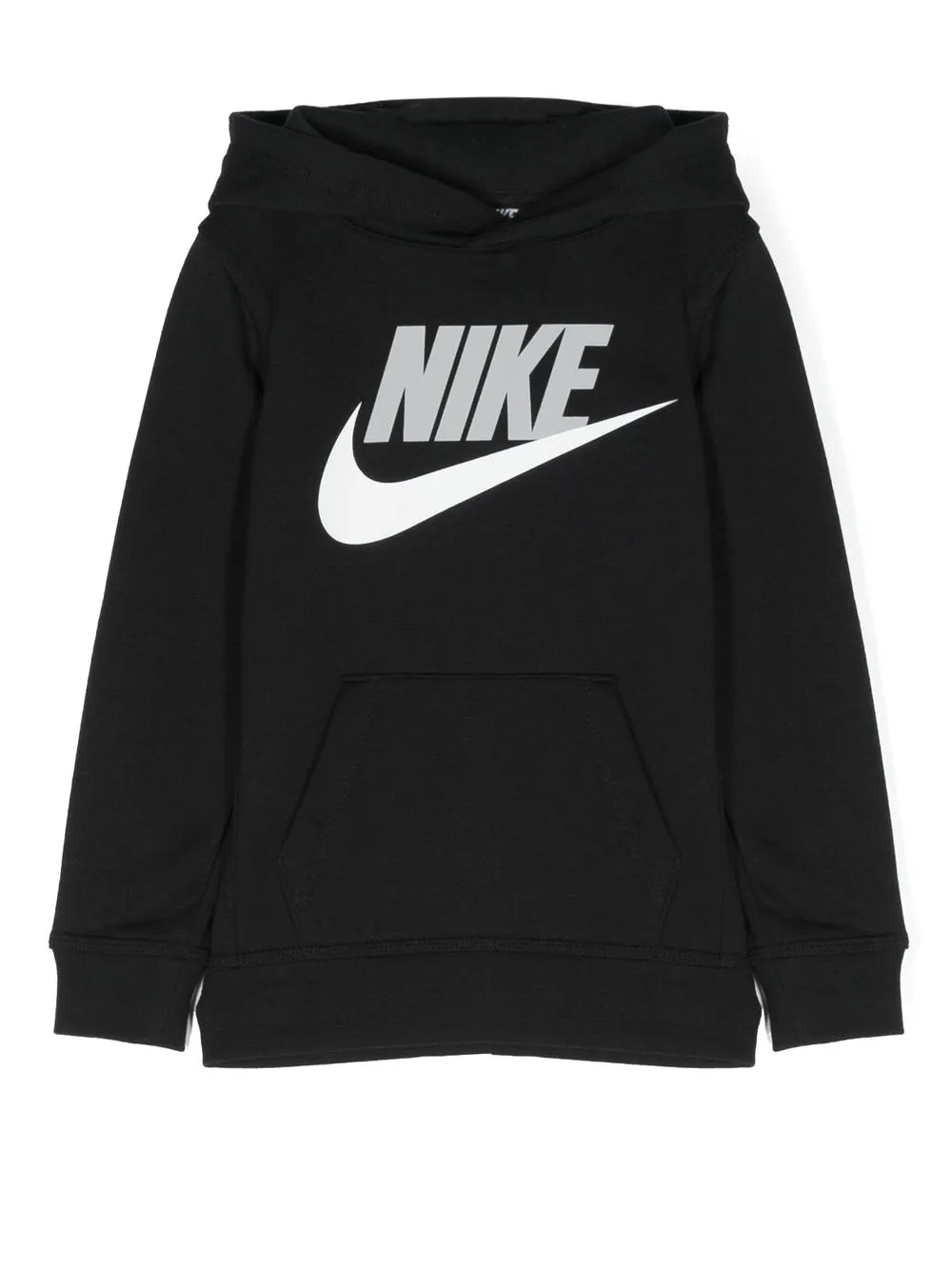 

Nike Kids logo-print cotton hoodie - Black