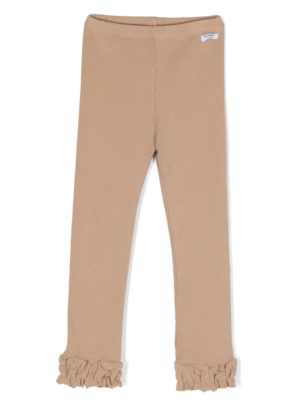 

Donsje fine-ribbed ruched leggings - Neutrals