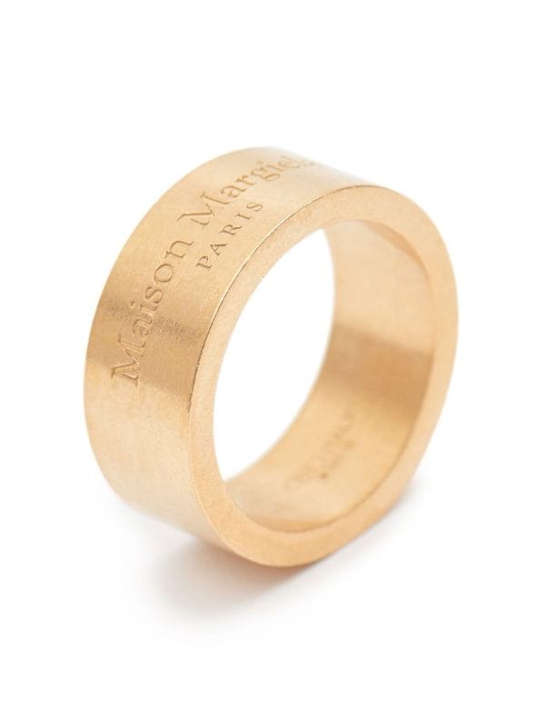 Maison Margiela logo-engraved Ring - Farfetch