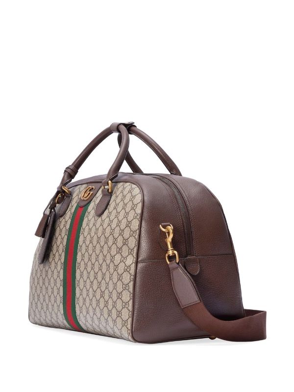 Gucci Luggage GG Guccissima Monogram Canvas Boston Carry On Duffle Travel  Bag