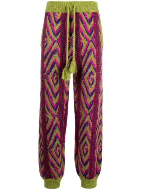 Gucci G rhombi wool knit trouser