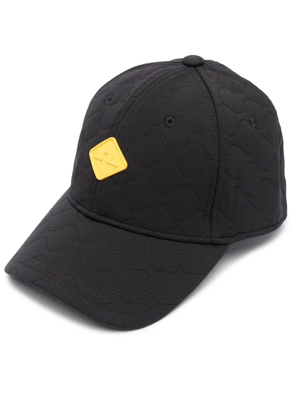 

J.Lindeberg gorra capitonada con parche del logo - Negro