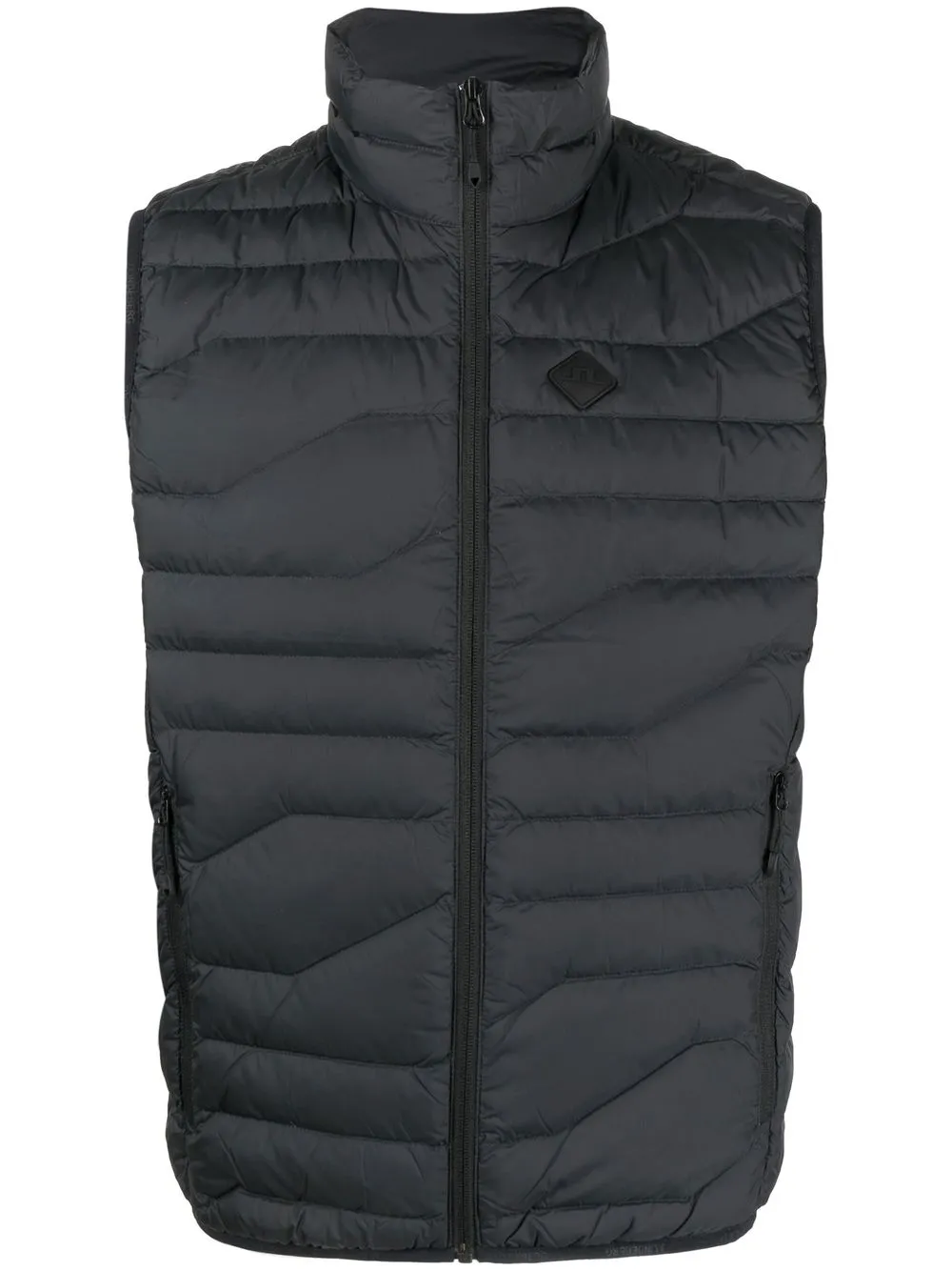 

J.Lindeberg Cliff logo-patch down-vest - Black